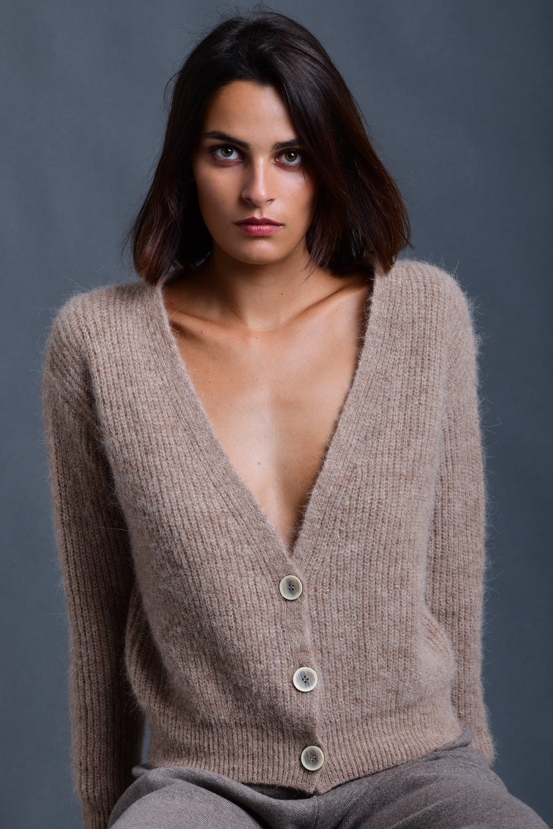 Women's Cardigan Alpaca Wool