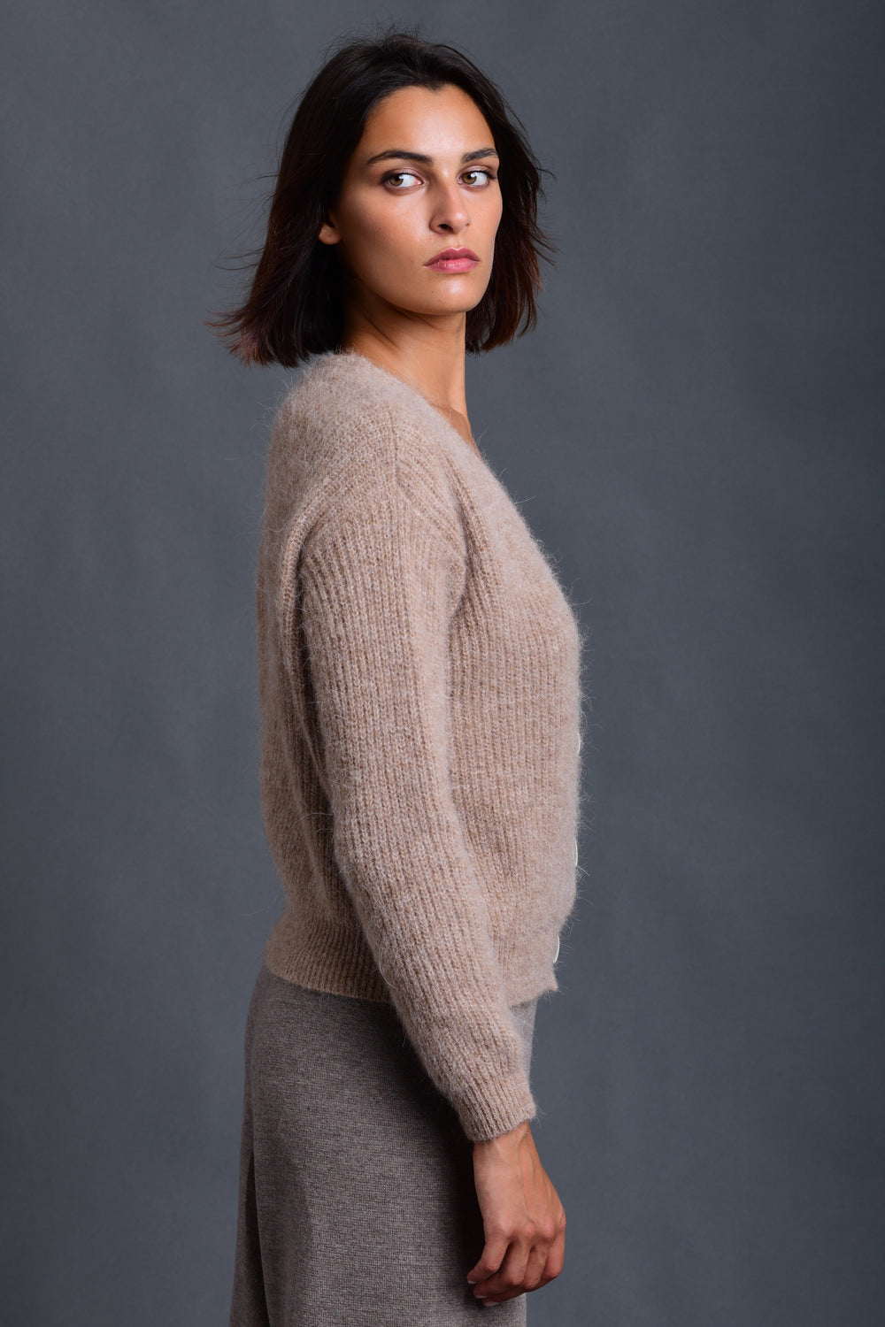 Women's Cardigan Alpaca Wool