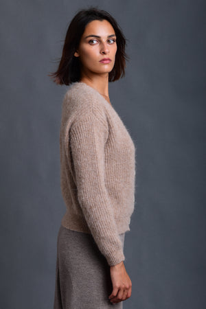 Women's Cardigan Alpaca Wool