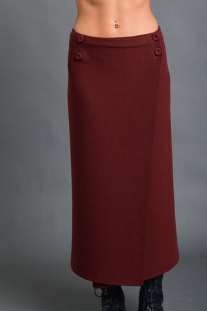Women's Merino Wool Wrap Skirt