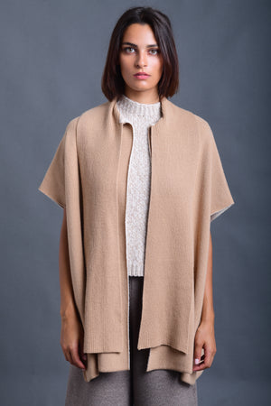 Women's Double Sided Wool Cashmere Cape