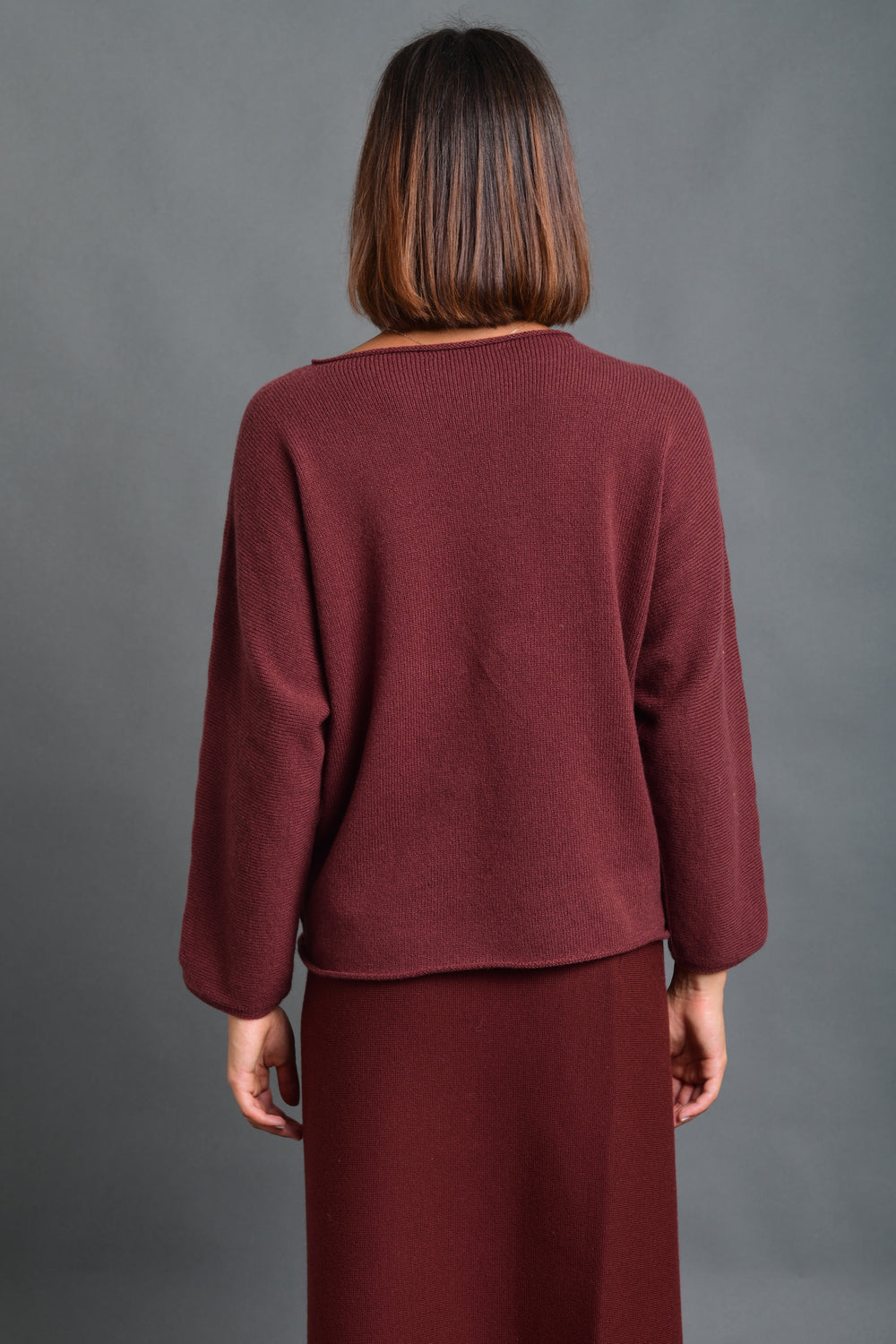 Women's Sweater Wool Boatneck