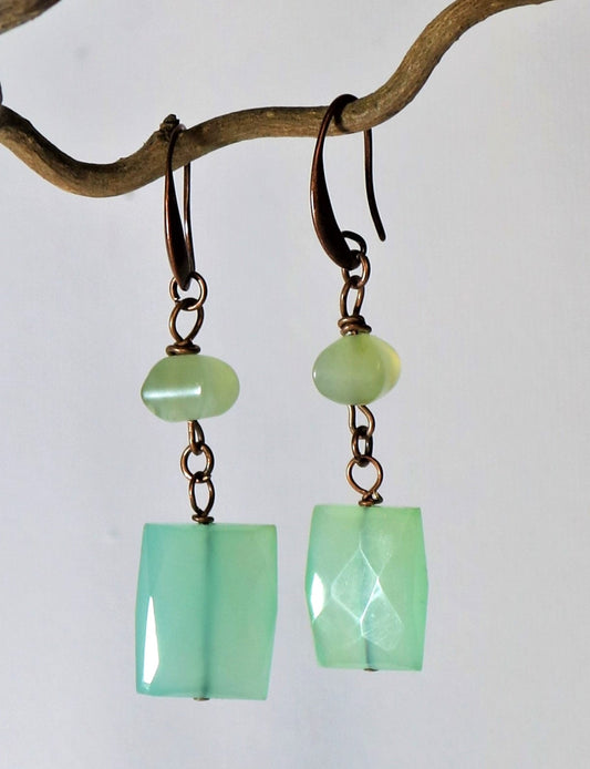 Drop Earrings "Emotions" Jade Pagodas