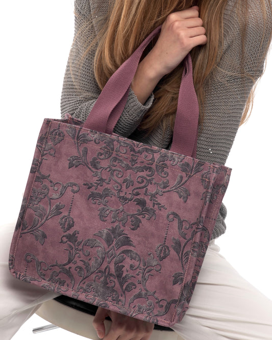 Women’s Cotton Tote Bag “Easy Smart” Powder Pink