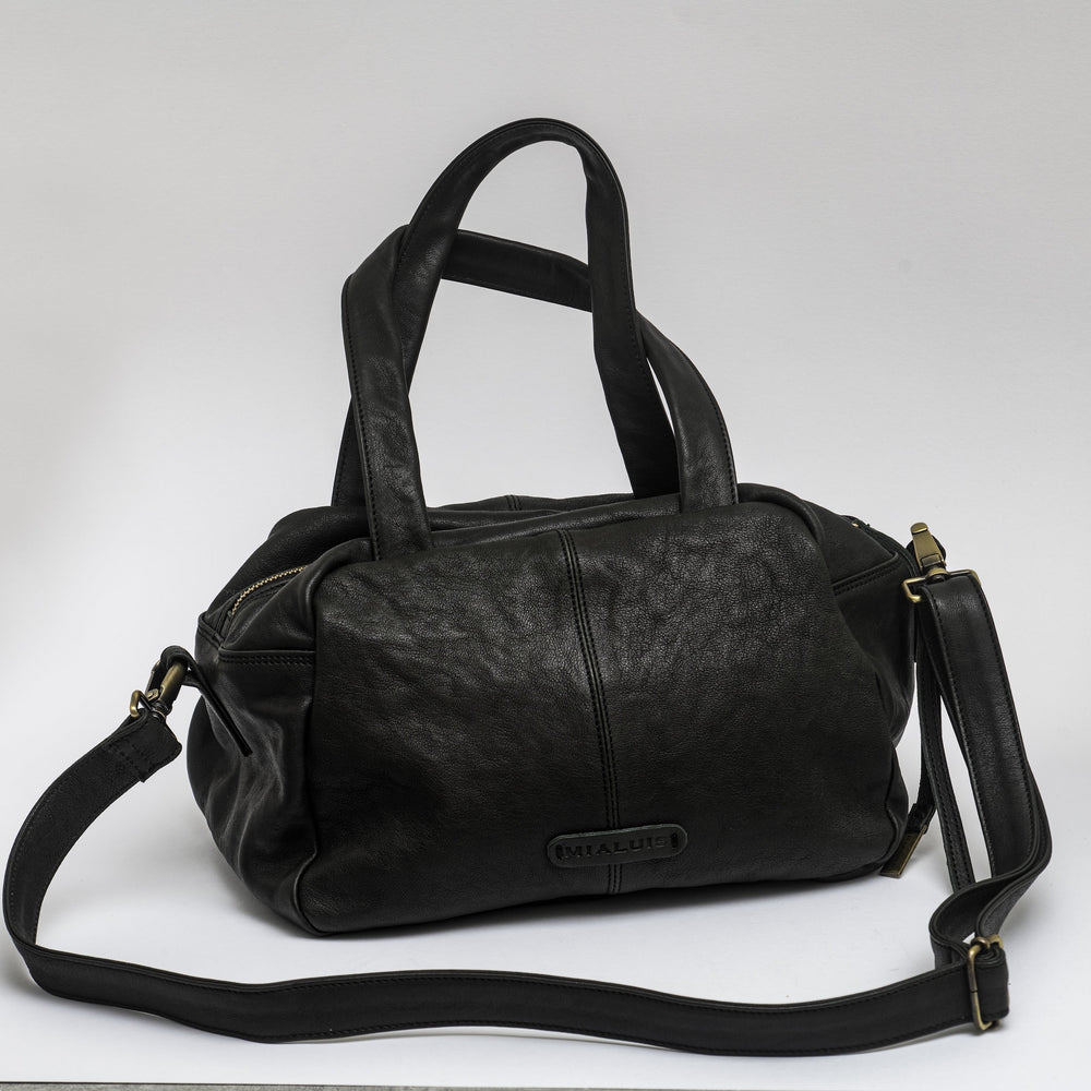 Women's Leather Bag "Betty" Nero