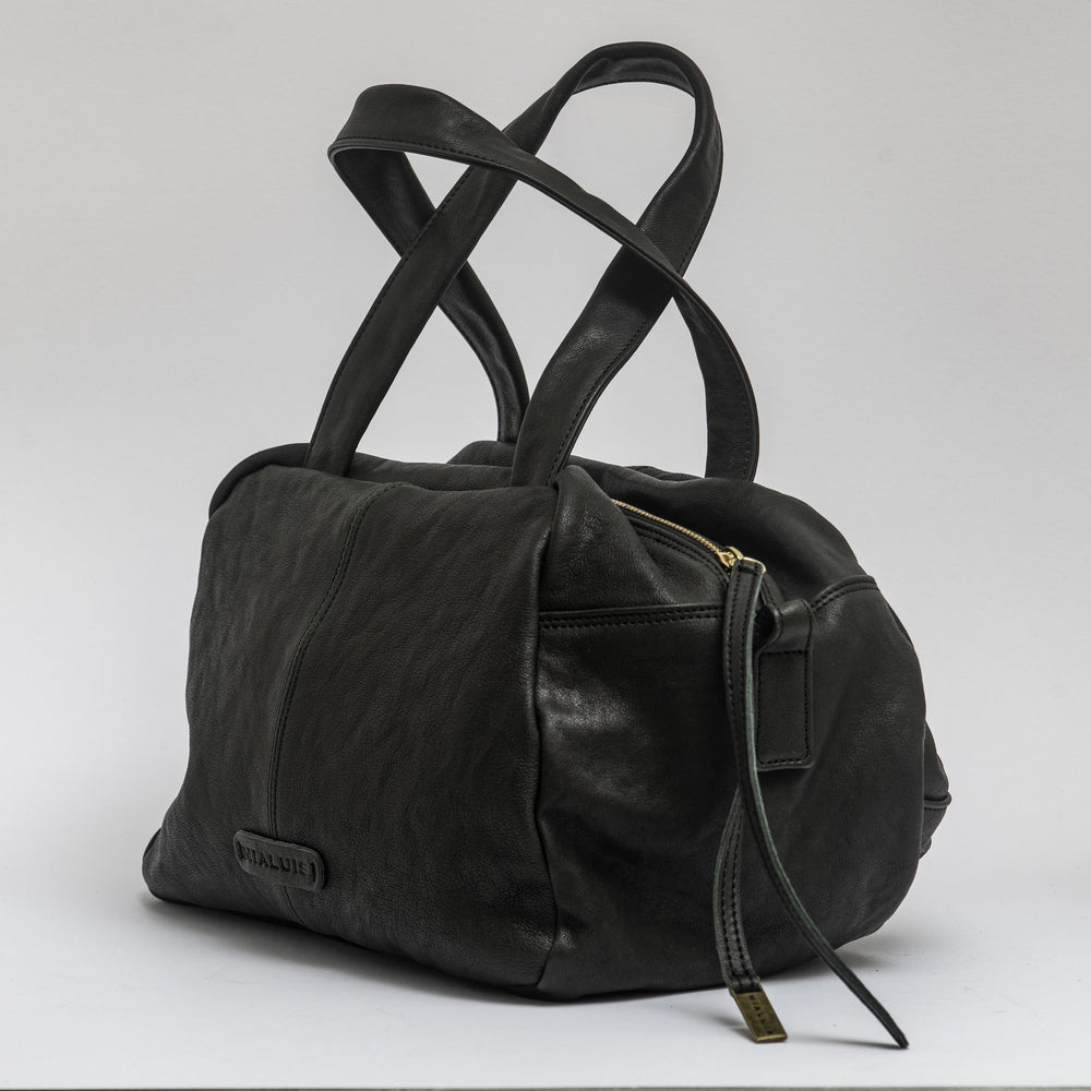 Women's Leather Bag "Betty" Verde Foresta