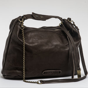 Women's Leather Bag "Marty" Cioccolato