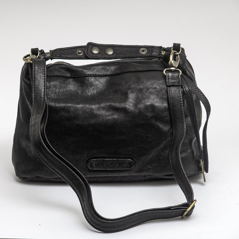 Women's Leather Bag "Marty" Nero