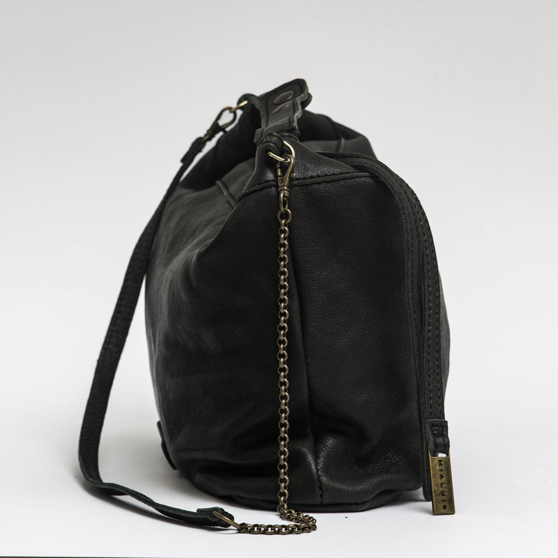 Women's Leather Bag "Marty"  Verde Foresta