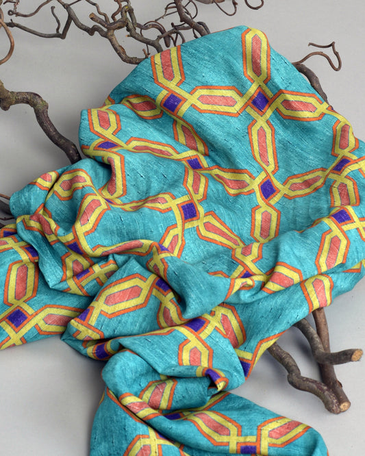 Octagonal Gallery Scarf Tribute to Milan