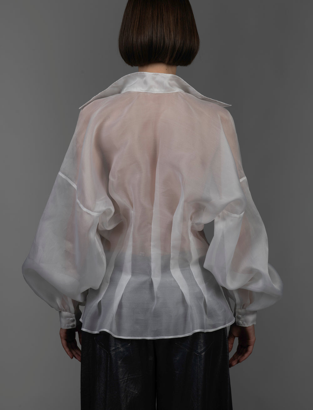 Organza Silk Blouse White
