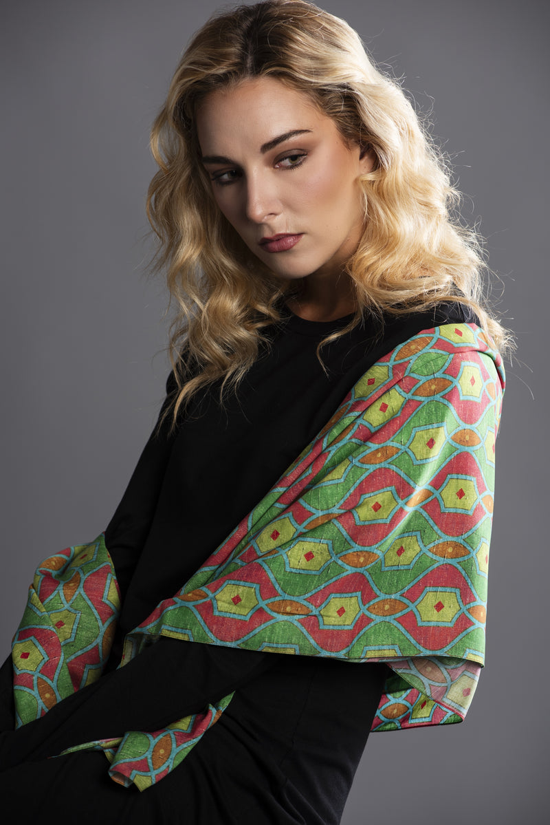 Women's Scarf "Palazzo Reale" Green
