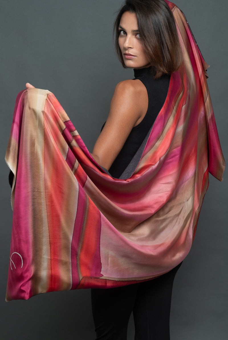 Women's Silk Shawl "Dream Sensations"