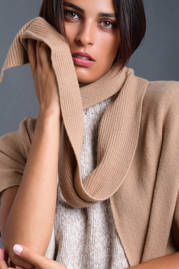 Women's Double Sided Wool Cashmere Cape