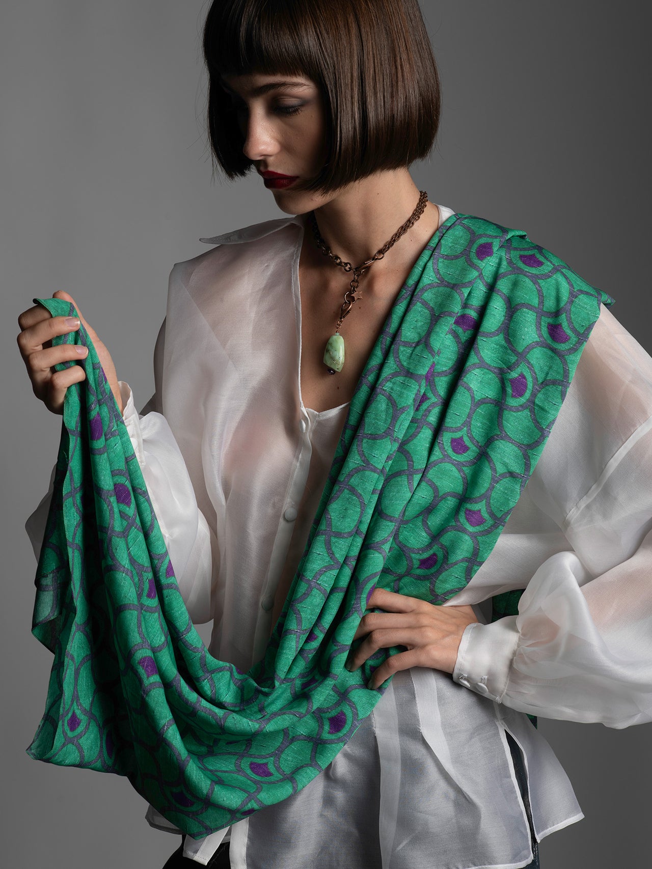 Women's Scarf “Madama Butterfly”