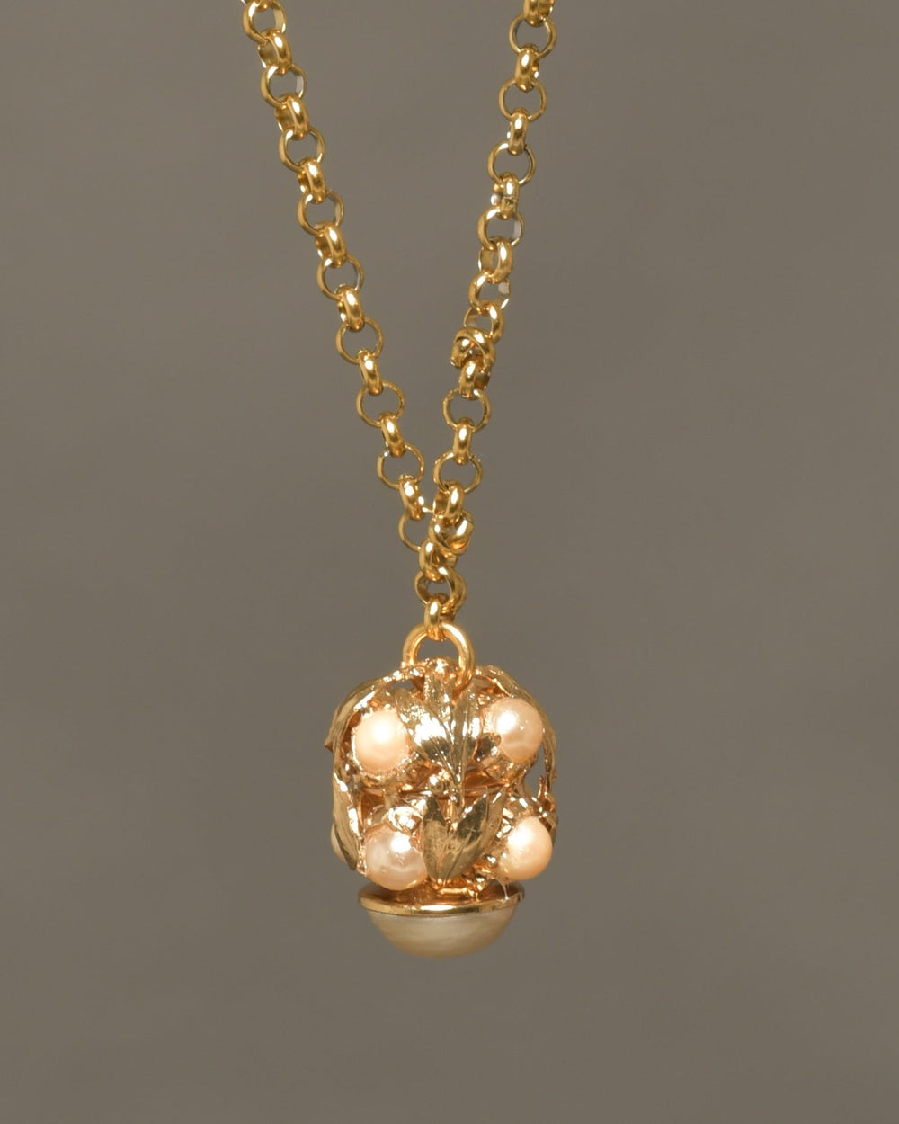 Women's Pendant Necklace Moonlight Fortune Charm White Base