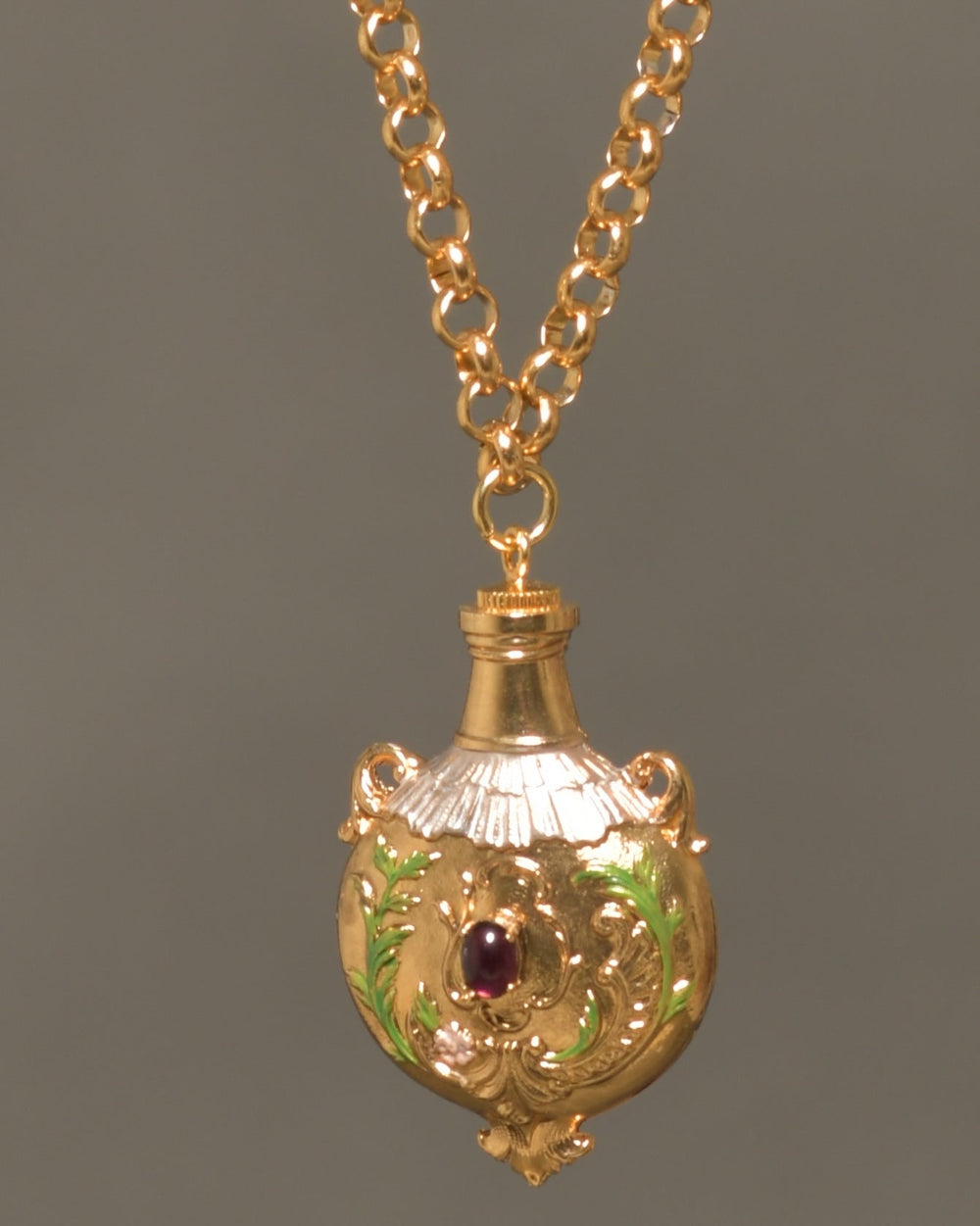 Women's Pendant Necklace Perfume Holder