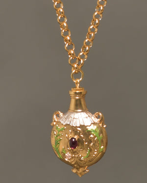 Women's Pendant Necklace Perfume Holder