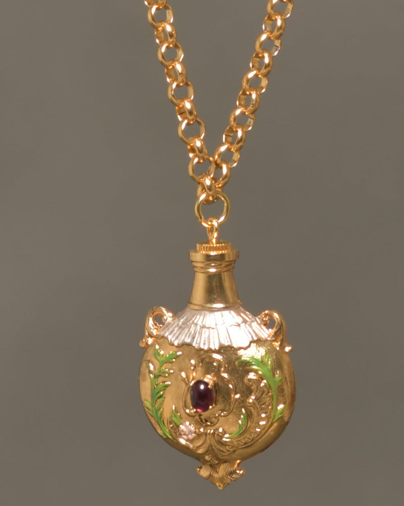Women's Pendant Necklace Perfume Holder