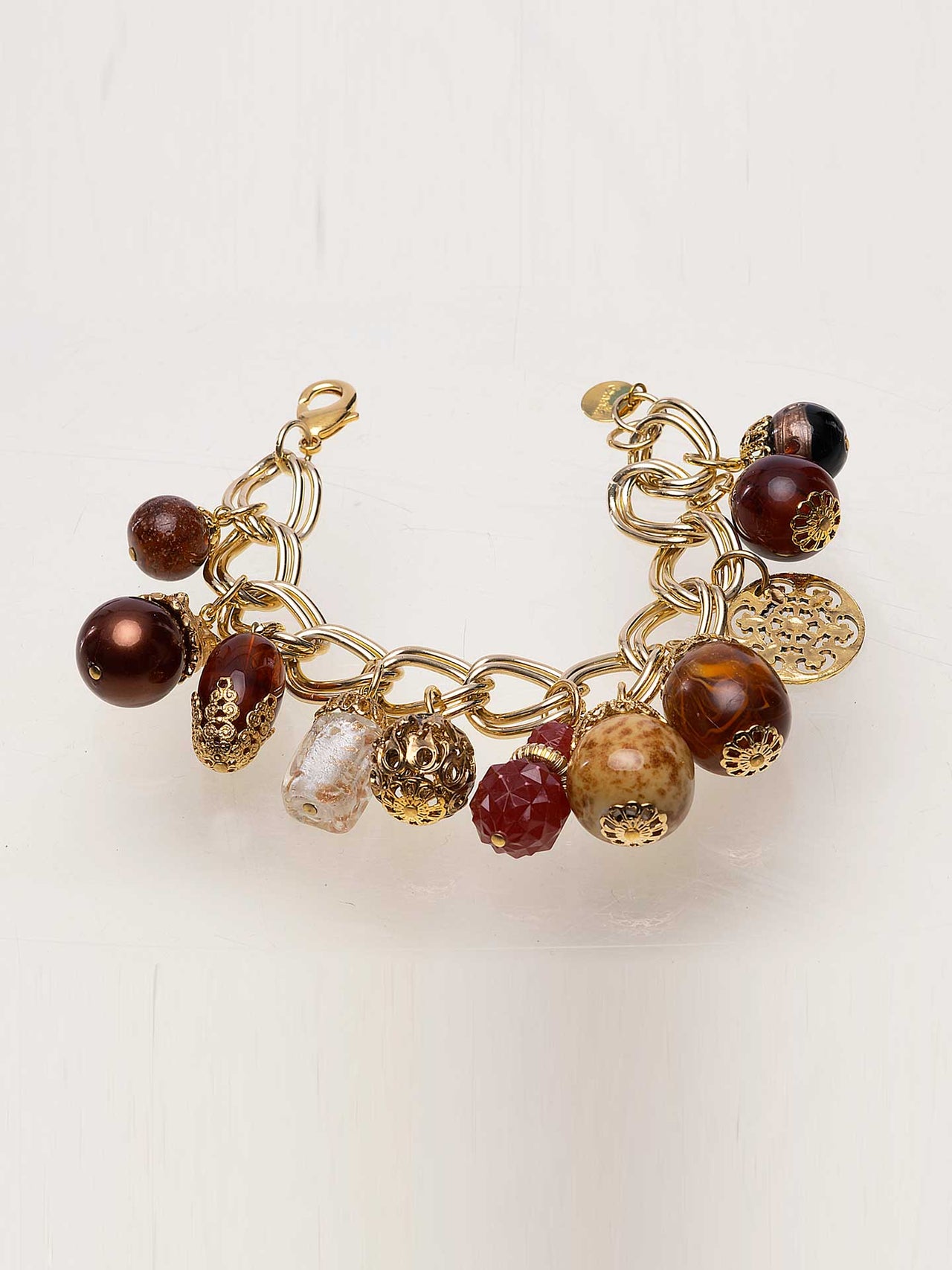 Charm Bracelet Colour Amber