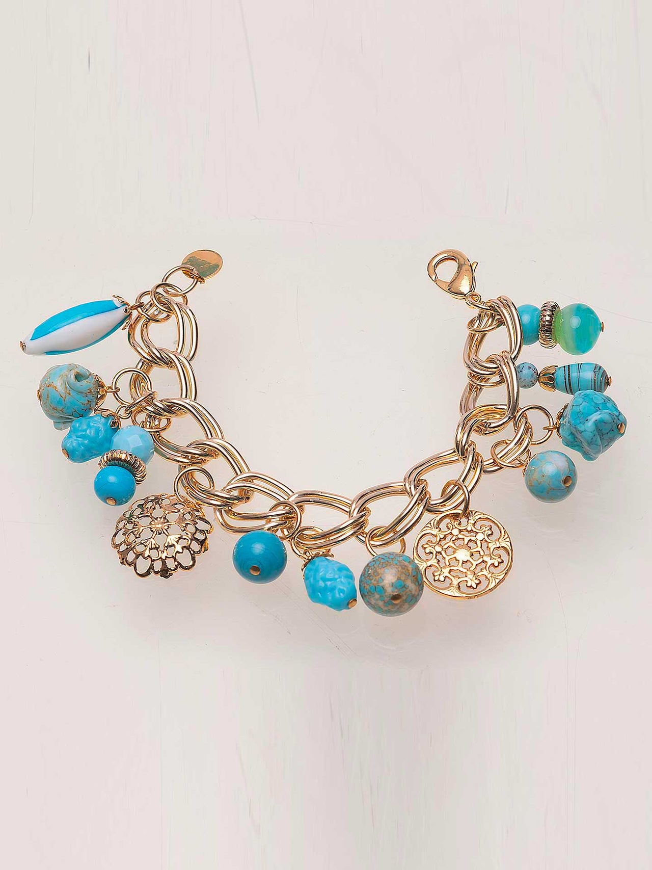 Charm Bracelet Turquoise