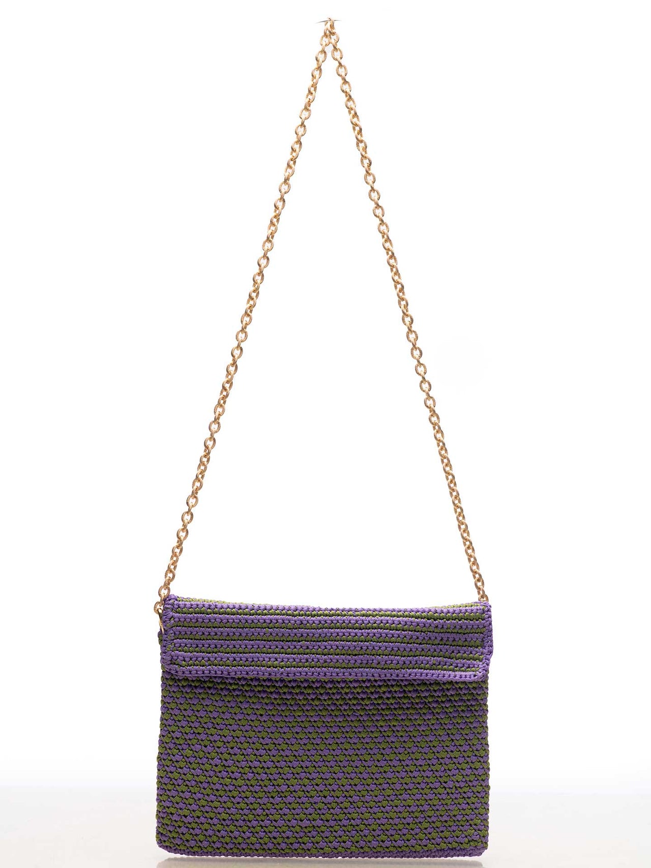 Crochet Tablet Sleeve Lilac Green