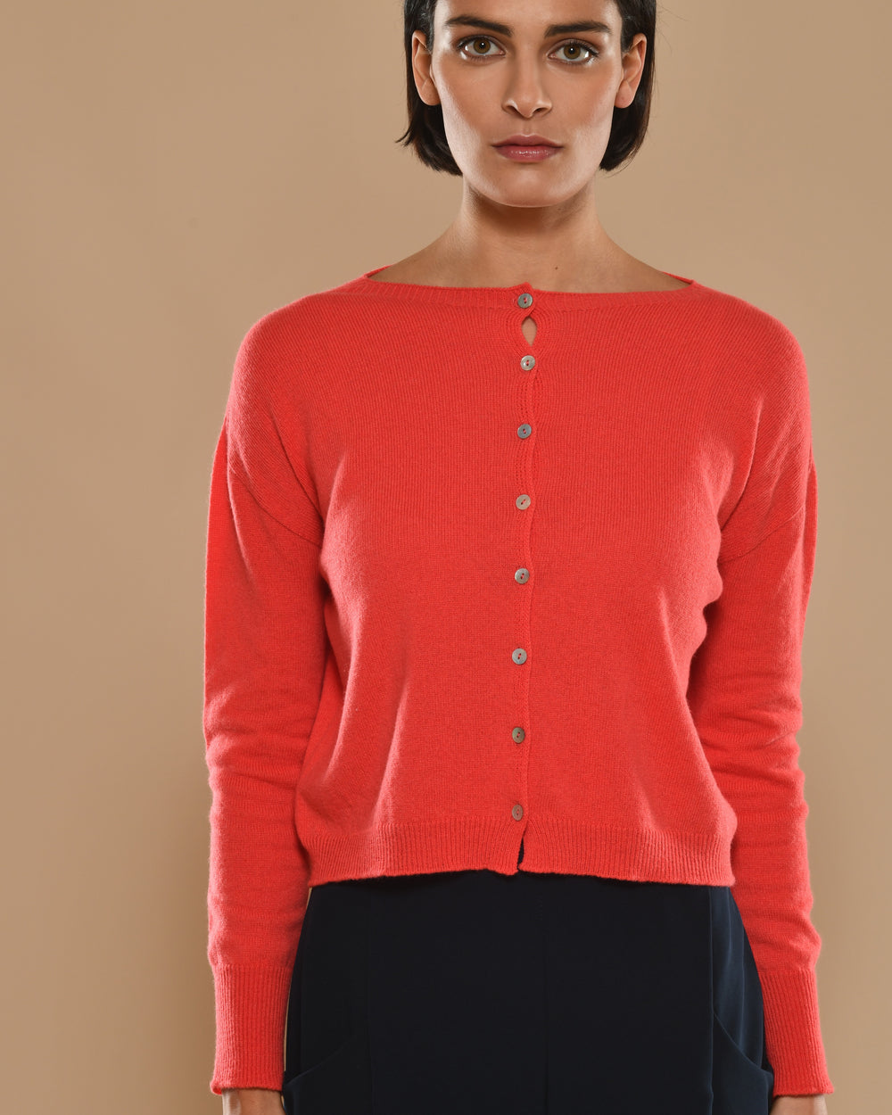 Women's Cashmere Cardigan Lacca
