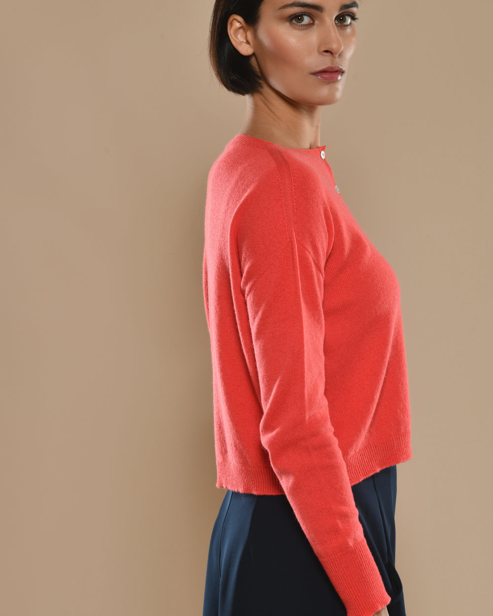Women's Cashmere Cardigan Lacca