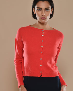 Women's Cashmere Cardigan Lacca