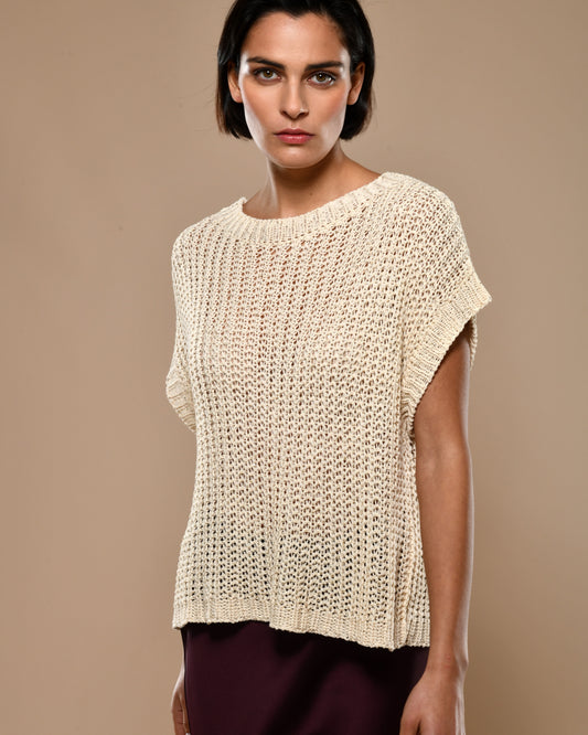 Women's Cotton Sweater Sequins