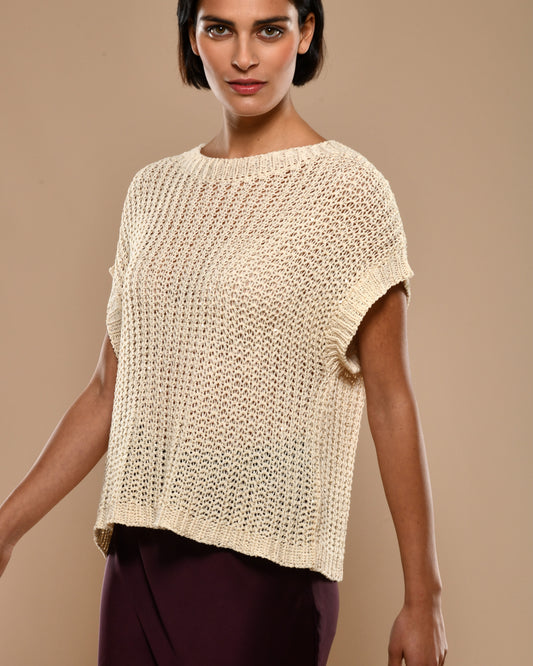 Women's Cotton Sweater Sequins