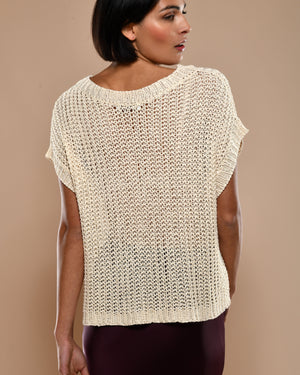 Women's Cotton Sweater Sequins