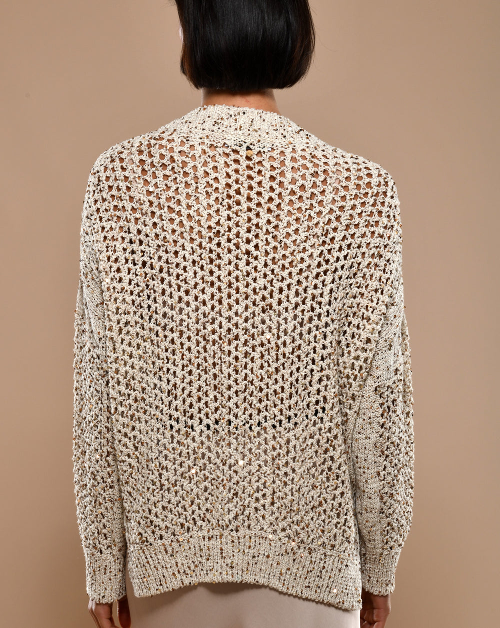 Women's Cotton Cardigan Sequins