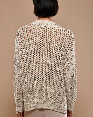 Women's Cotton Cardigan Sequins
