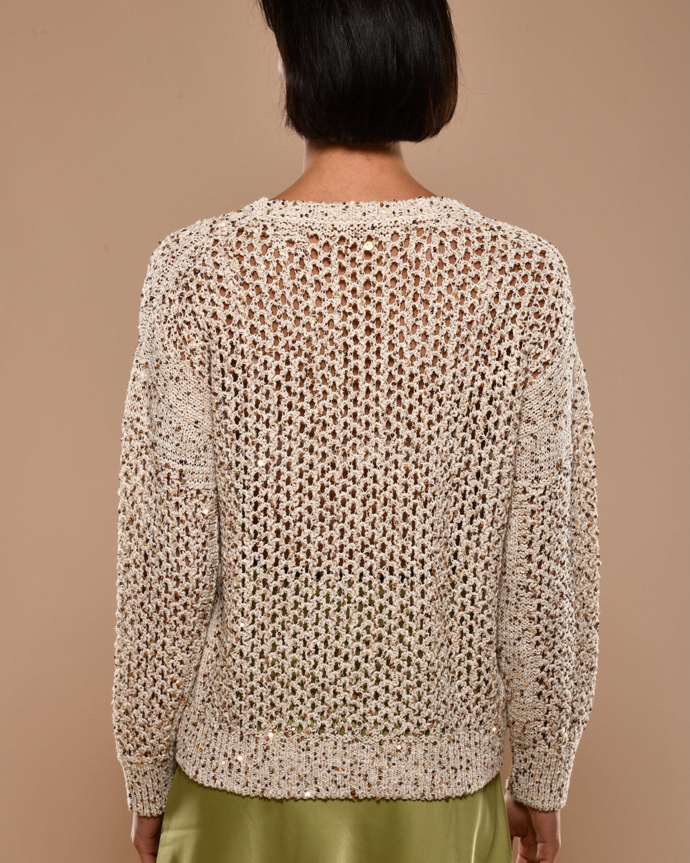 Women's Cotton Sweater Sequins