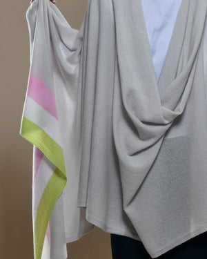 Women's Cashmere Scarf Pearl Grey