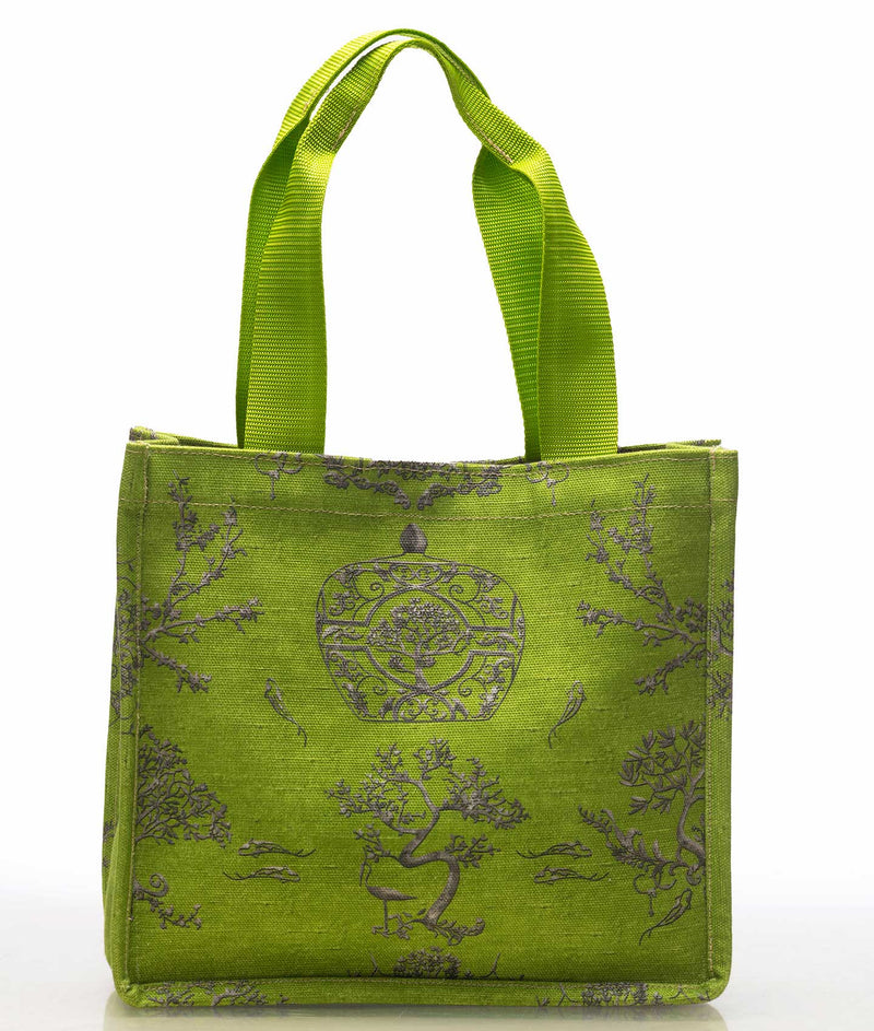 Women’s Cotton Tote Bag “Easy Smart” Acid Green