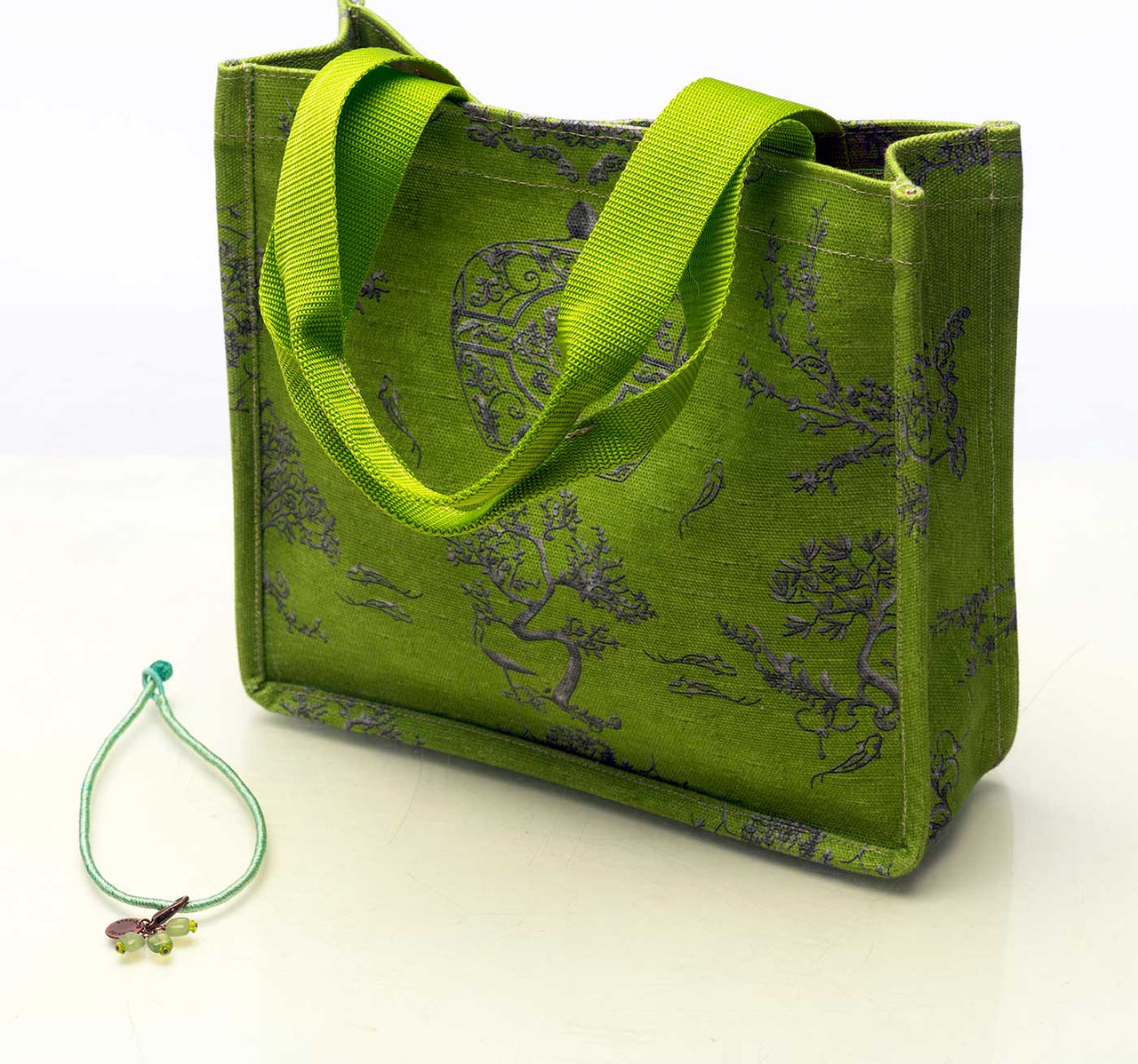 Women’s Tote Bag “Easy Smart” Acid Green