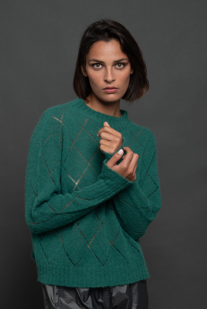 Women's Sweater Crewneck Alpaca