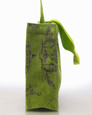 Women’s Cotton Tote Bag “Easy Smart” Acid Green