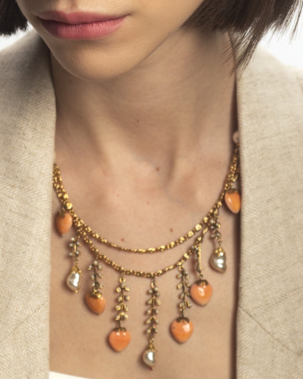 Necklace Choker Heart-Motif