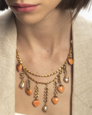 Necklace Choker Heart-Motif