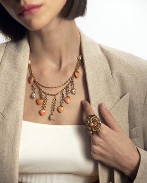 Necklace Choker Heart-Motif
