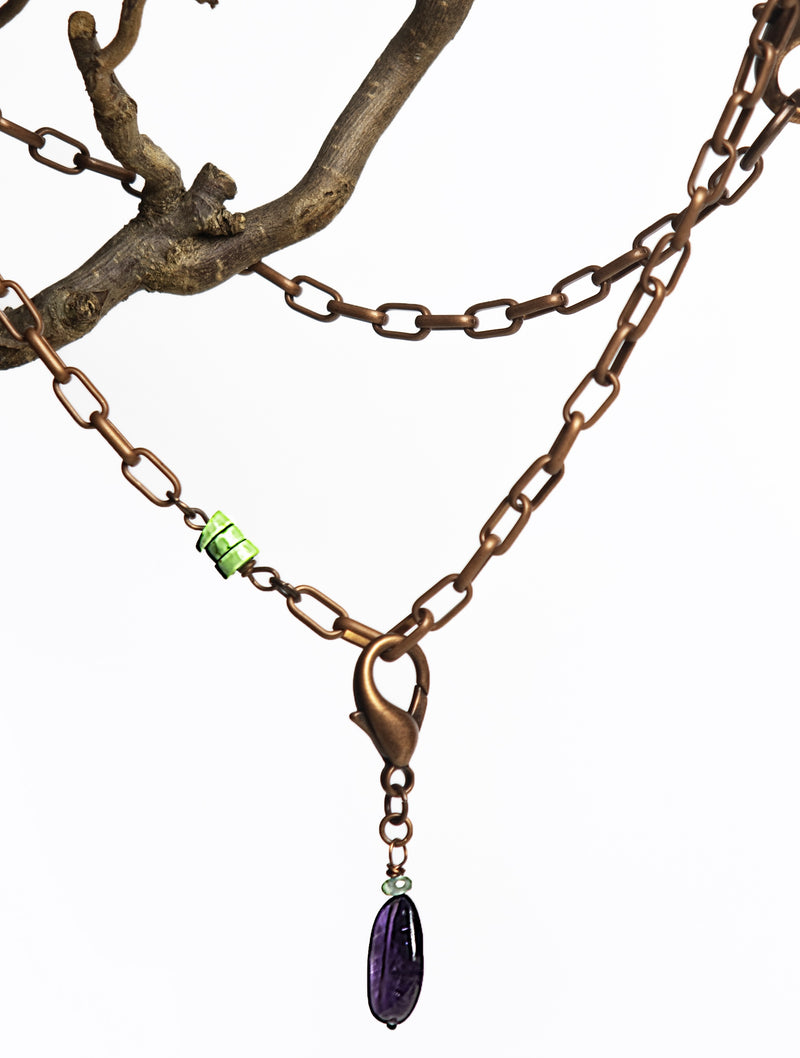 Pendant Necklace Amethyst