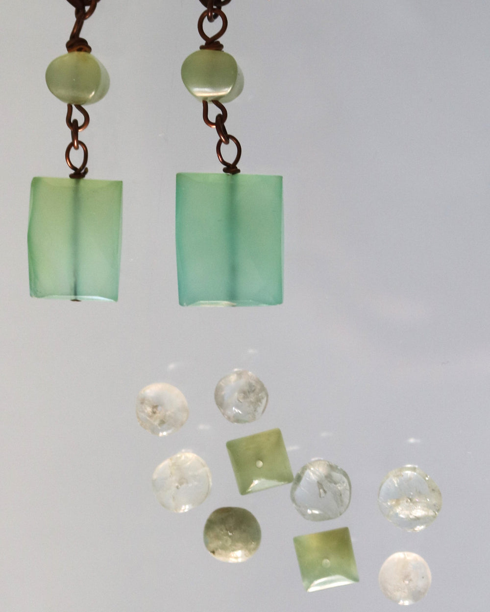 Drop Earrings "Emotions" Jade Pagodas