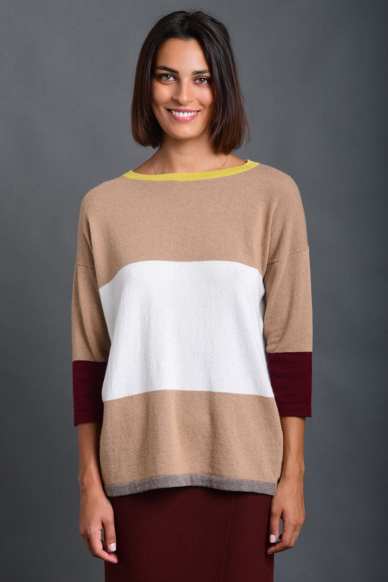 Women's Sweater Wool Boatneck