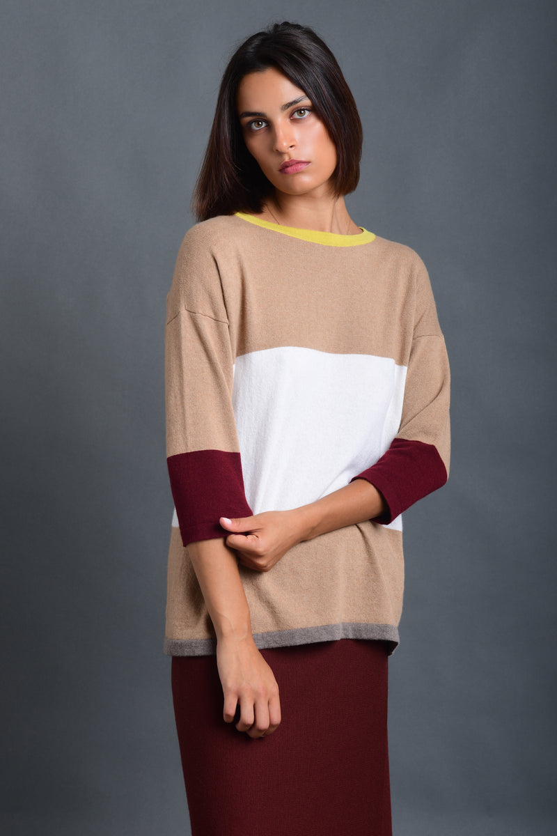Women's Sweater Wool Boatneck