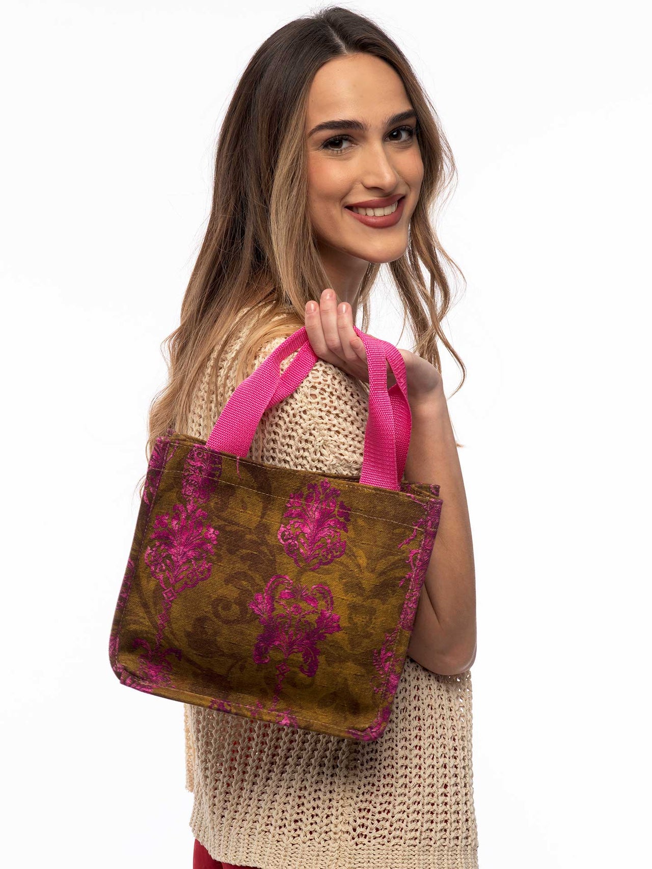 Women’s Tote Bag “Mini Smart” Gold Bronze