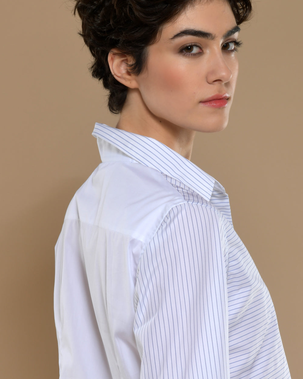 Women's Cotton Shirt "Maura Barré"