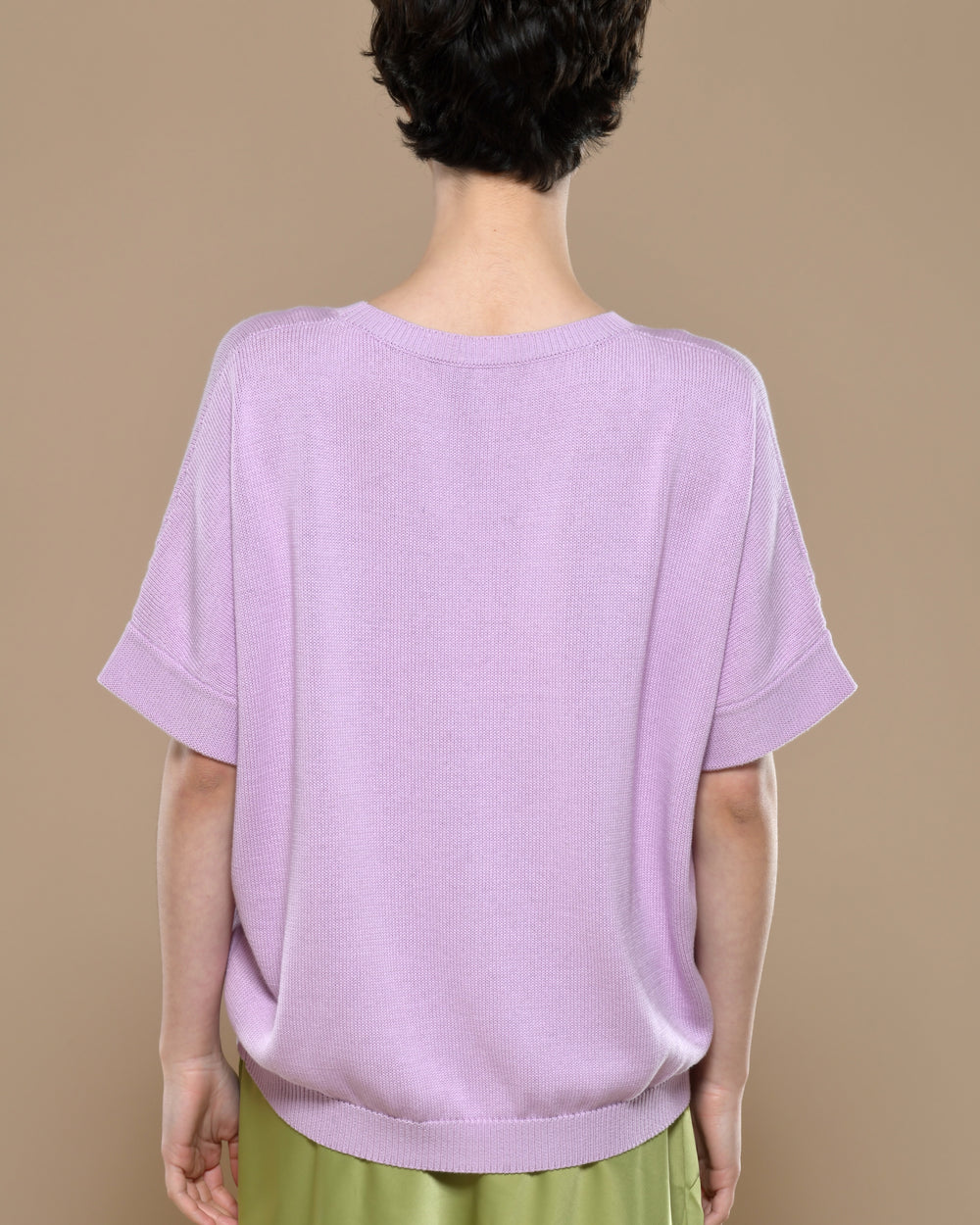 Women's Cotton Sweater Lilac
